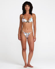 Riviera Micro Triangle Bikini Top - Whisper White