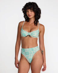 Sun Tides 90s Underwire Bikini Top - Aqua Haze