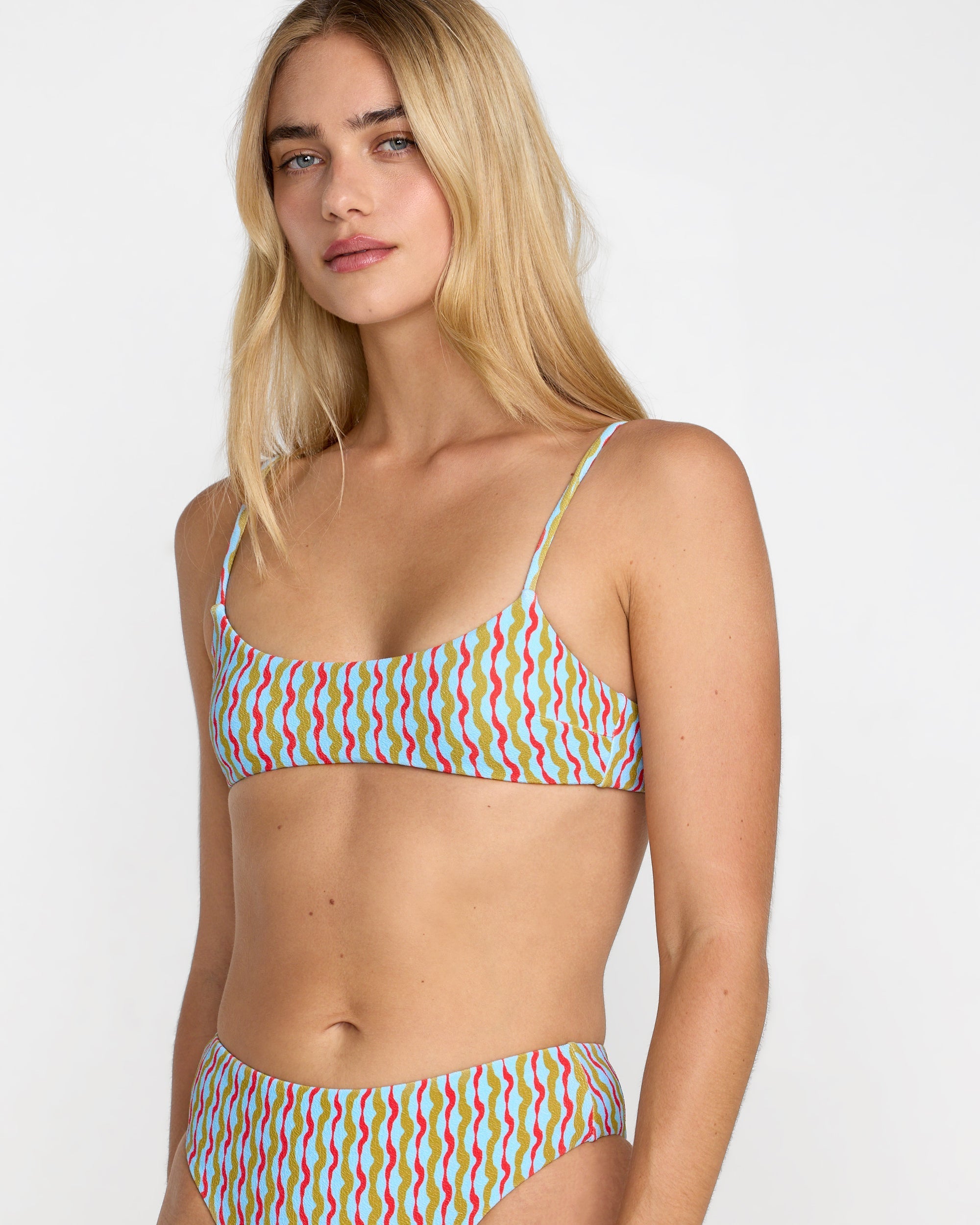 Slow Going Bralette - Crystal Blue