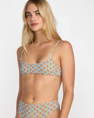 Slow Going Bralette - Crystal Blue
