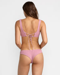 Chevy Grooves Cheeky Bikini Bottom - Amethyst Smoke