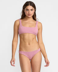 Chevy Grooves Cheeky Bikini Bottom - Amethyst Smoke