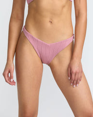 Chevy Grooves V FT Medium French Bikini Bottom - Amethyst Smoke