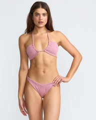 Chevy Grooves V FT Medium French Bikini Bottom - Amethyst Smoke