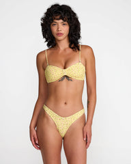 Amalfi V Medium French Bikini Bottom - Sunshine