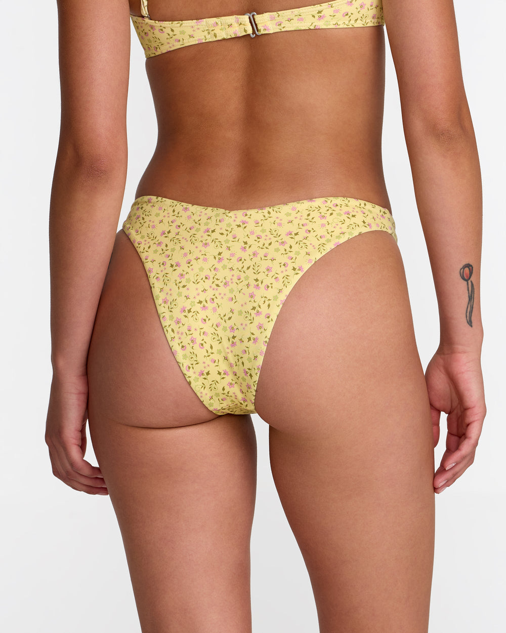 Amalfi V Medium French Bikini Bottom - Sunshine