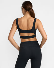VA Square Neck Bra - Black