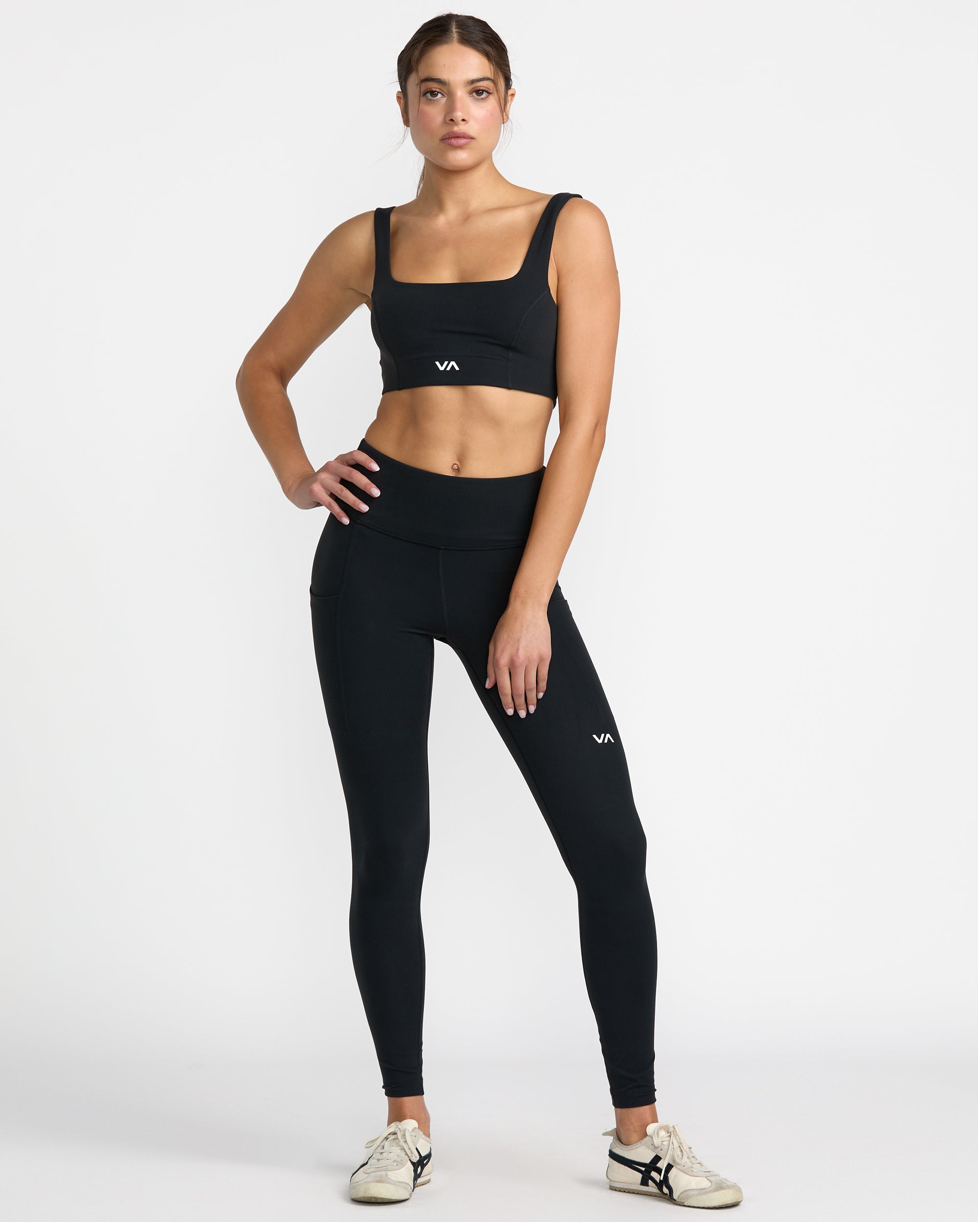 VA Square Neck Bra - Black