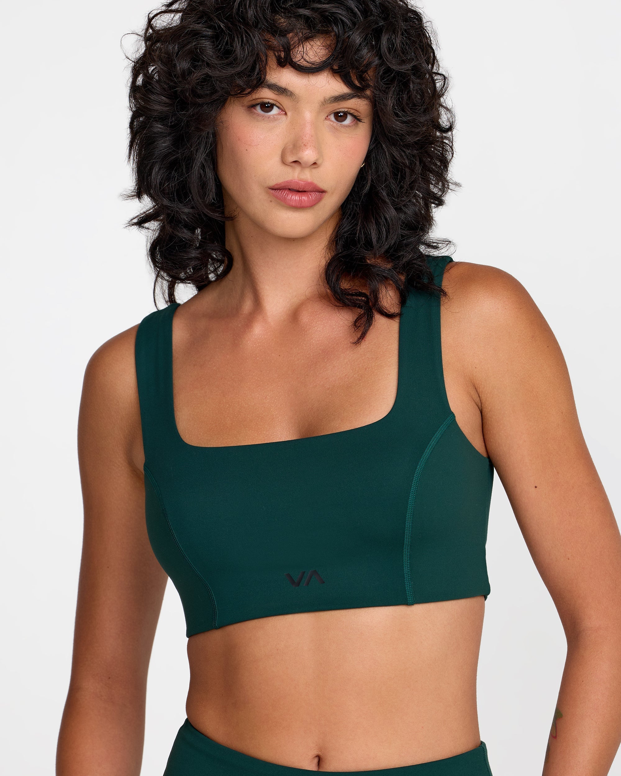 VA Square Neck Bra - Pine