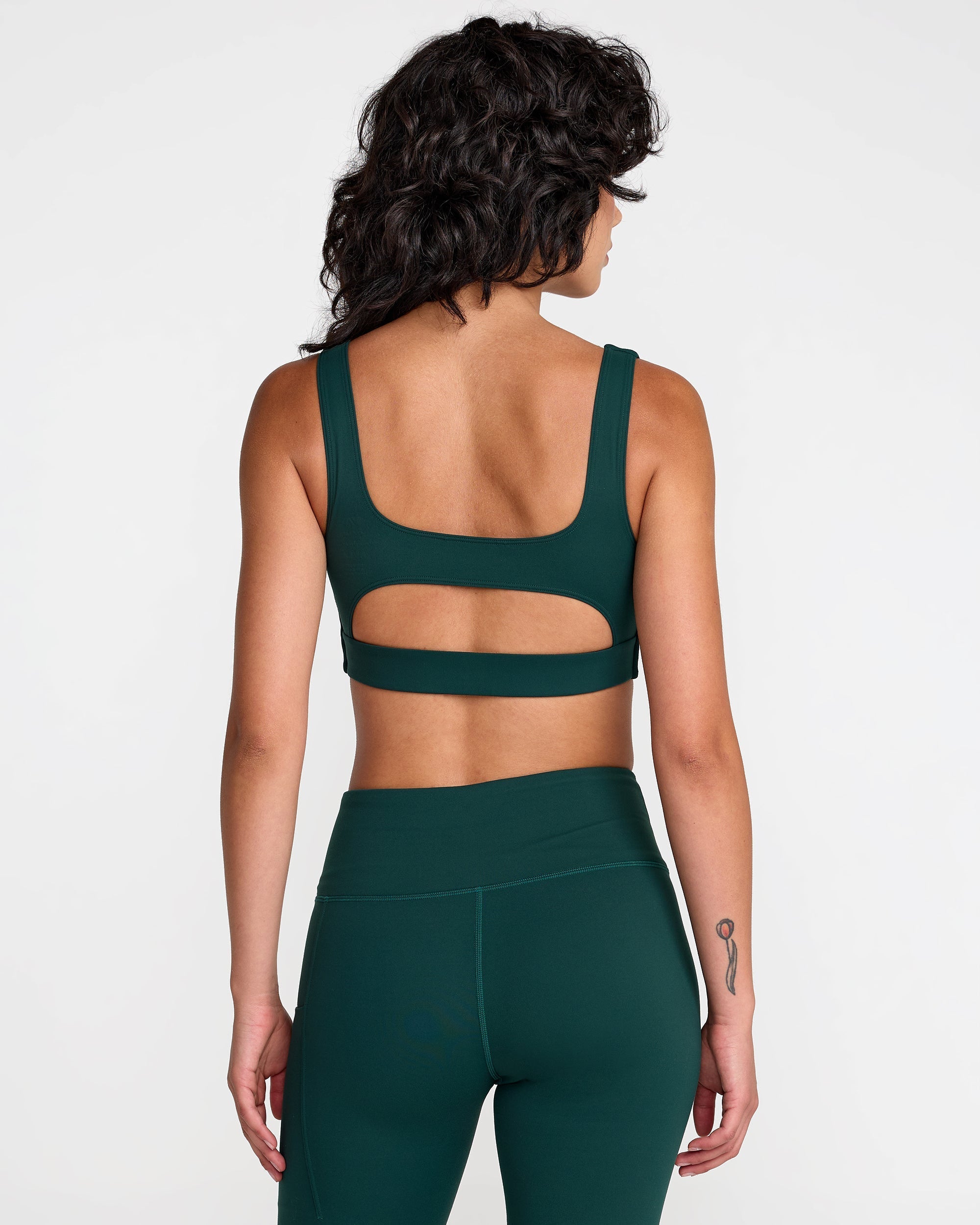 VA Square Neck Bra - Pine