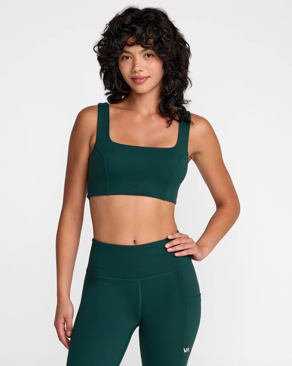 VA Square Neck Bra - Pine