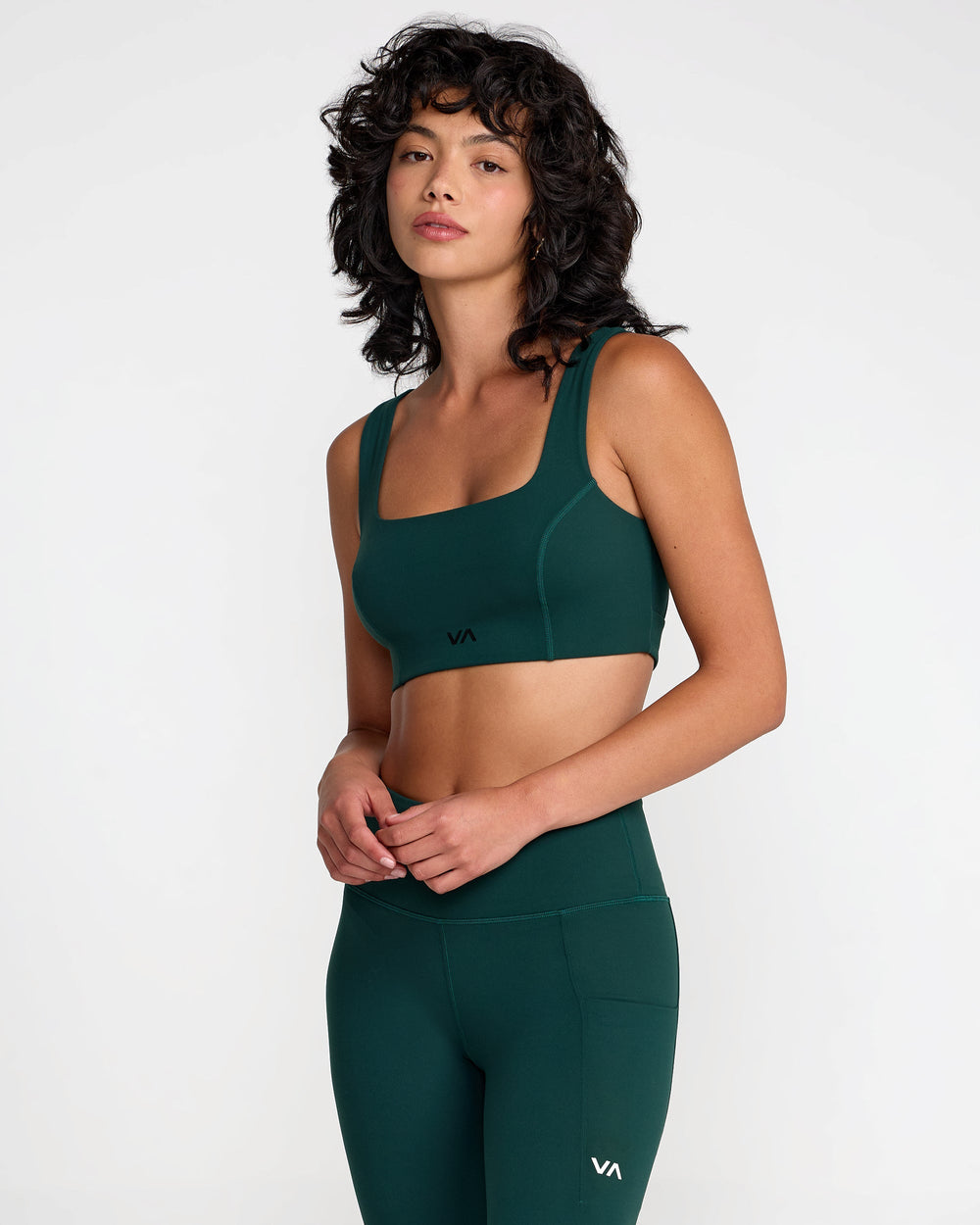 VA Square Neck Bra - Pine