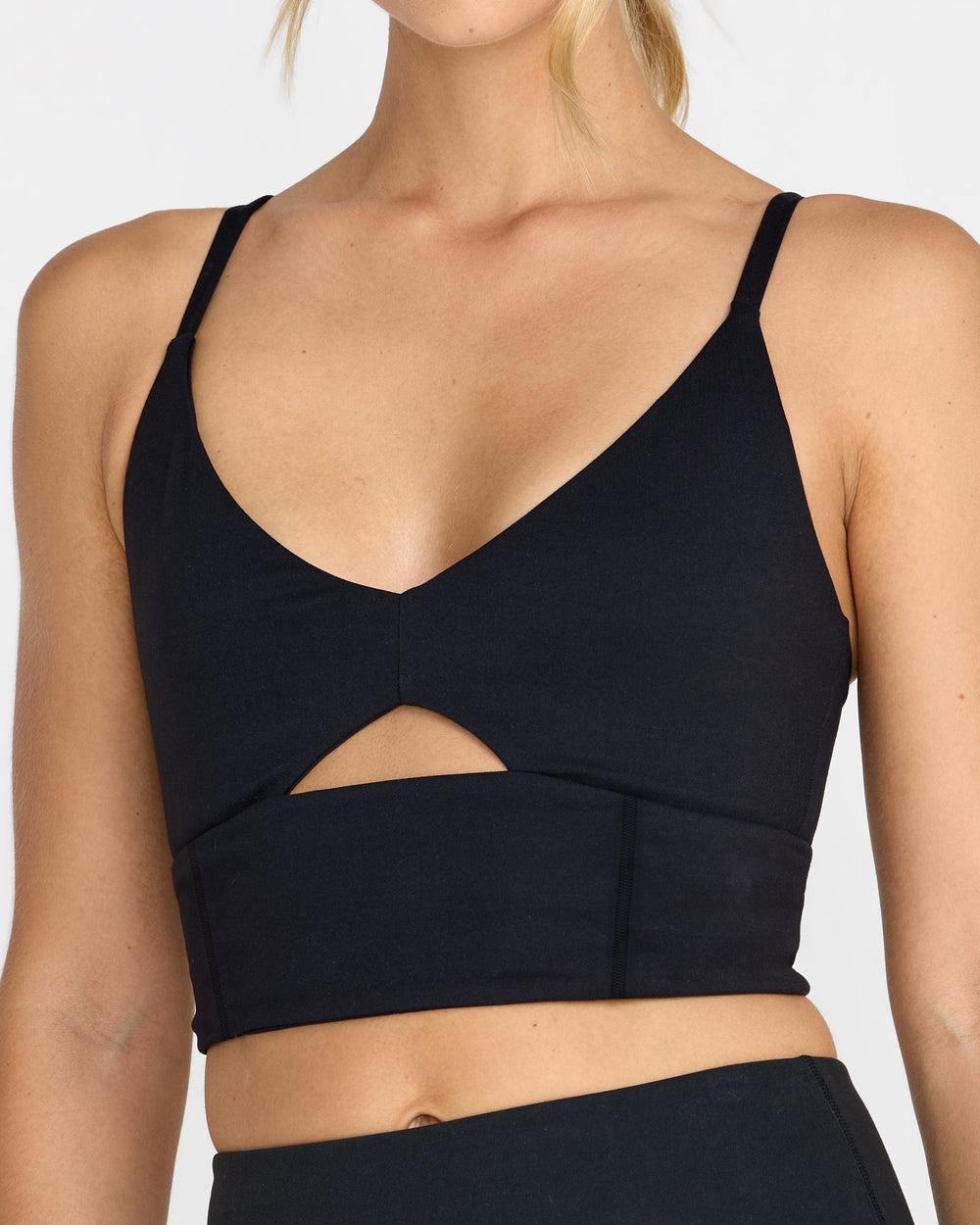 Sidelines Long Bra - Black