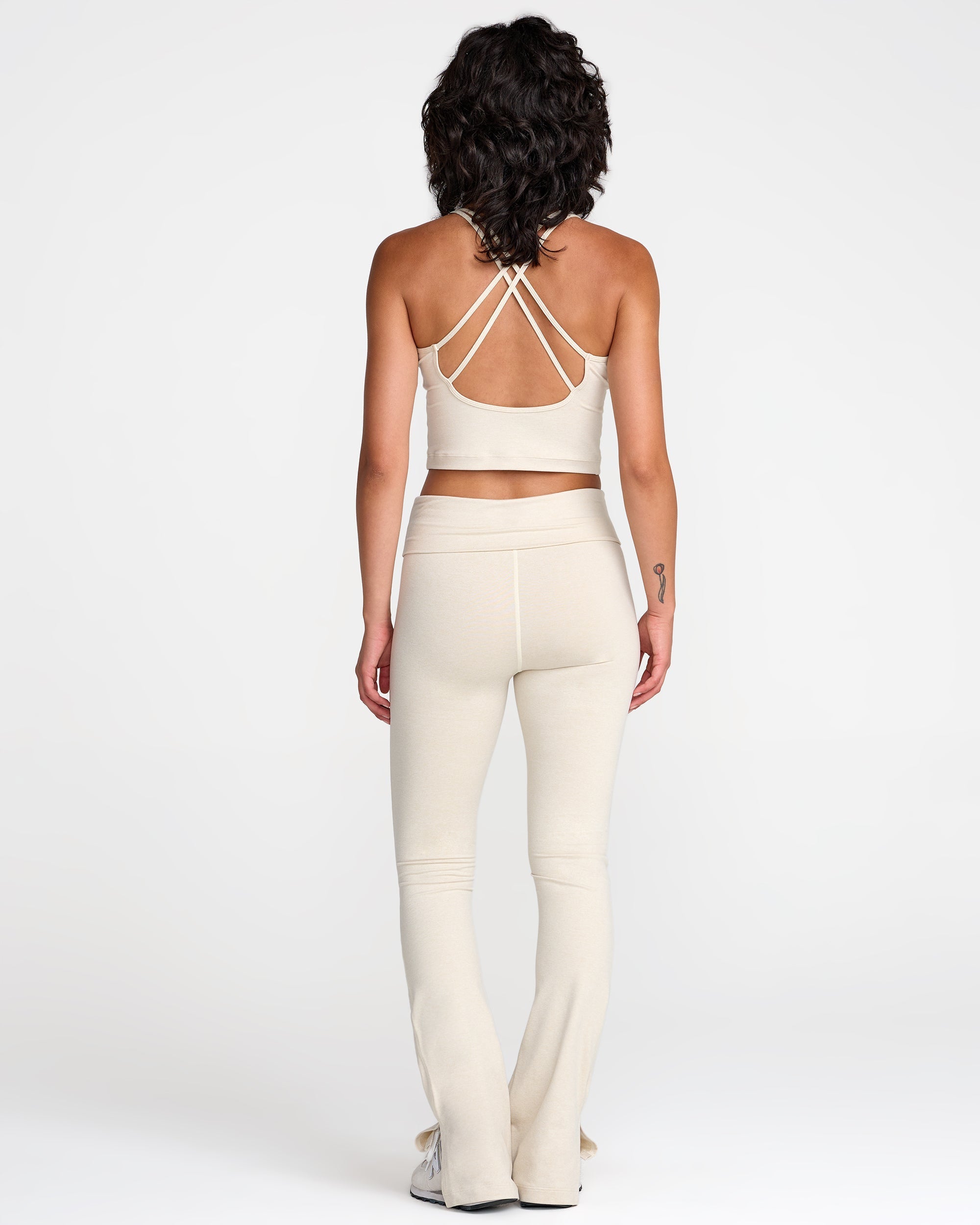 VA Fold Over Flare - Vintage White