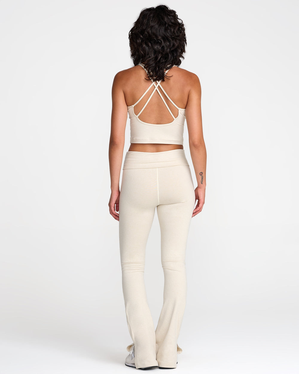 VA Fold Over Flare - Vintage White
