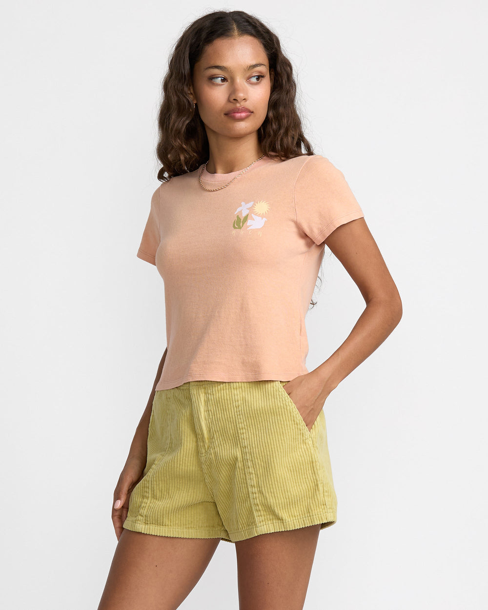 Daylight Short - Thyme Green