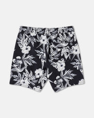 VA Elastic 17" Shorts - Black Floral