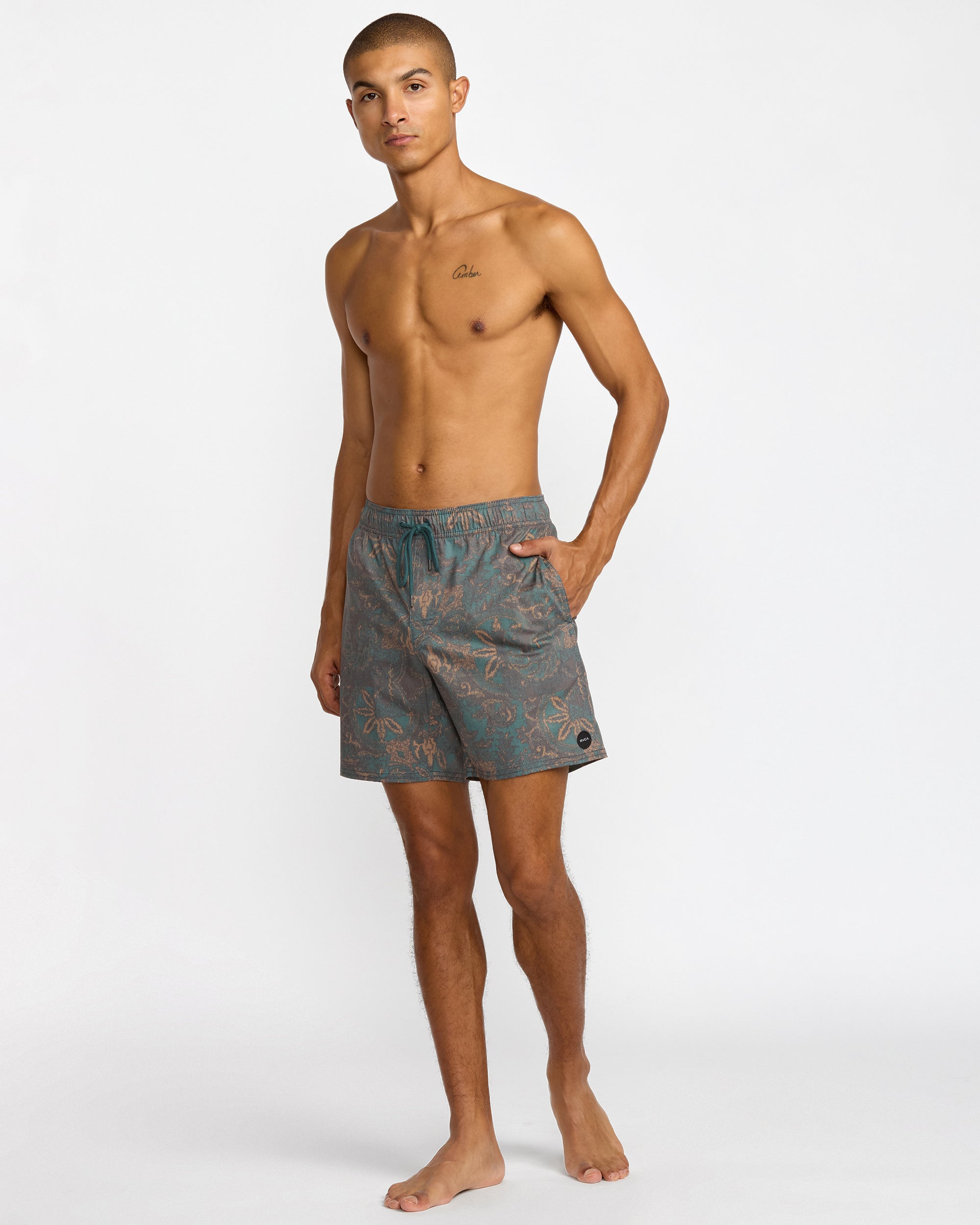Barnes Elastic Short Trunk 17" - Hunter Green