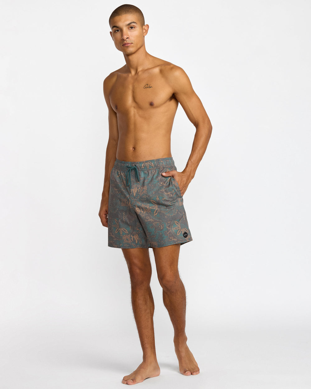 Barnes Elastic Short Trunk 17" - Hunter Green