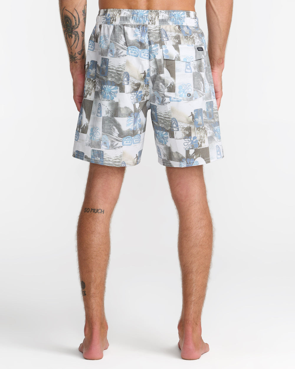 Barnes Elastic 17" Shorts - White