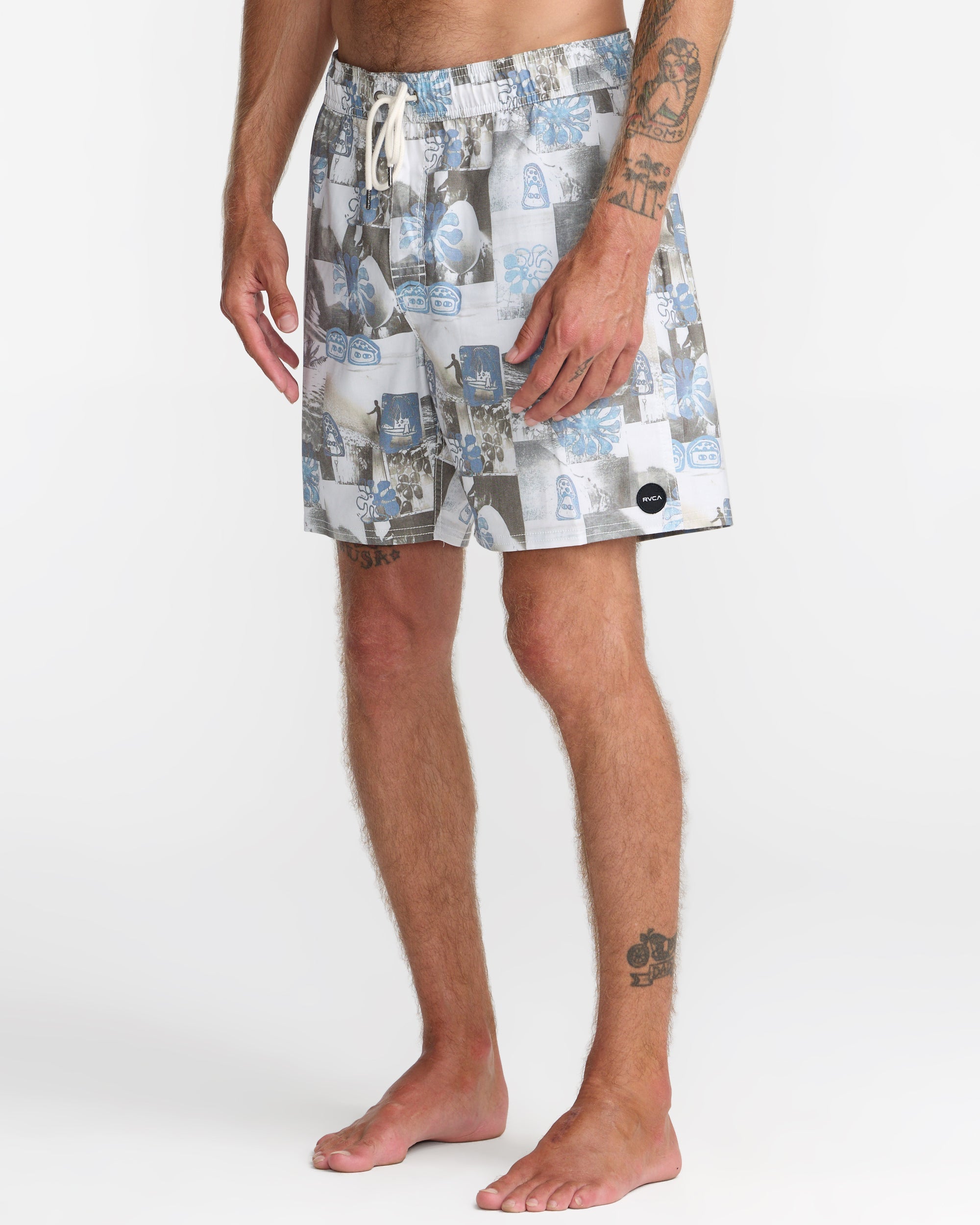 Barnes Elastic 17" Shorts - White