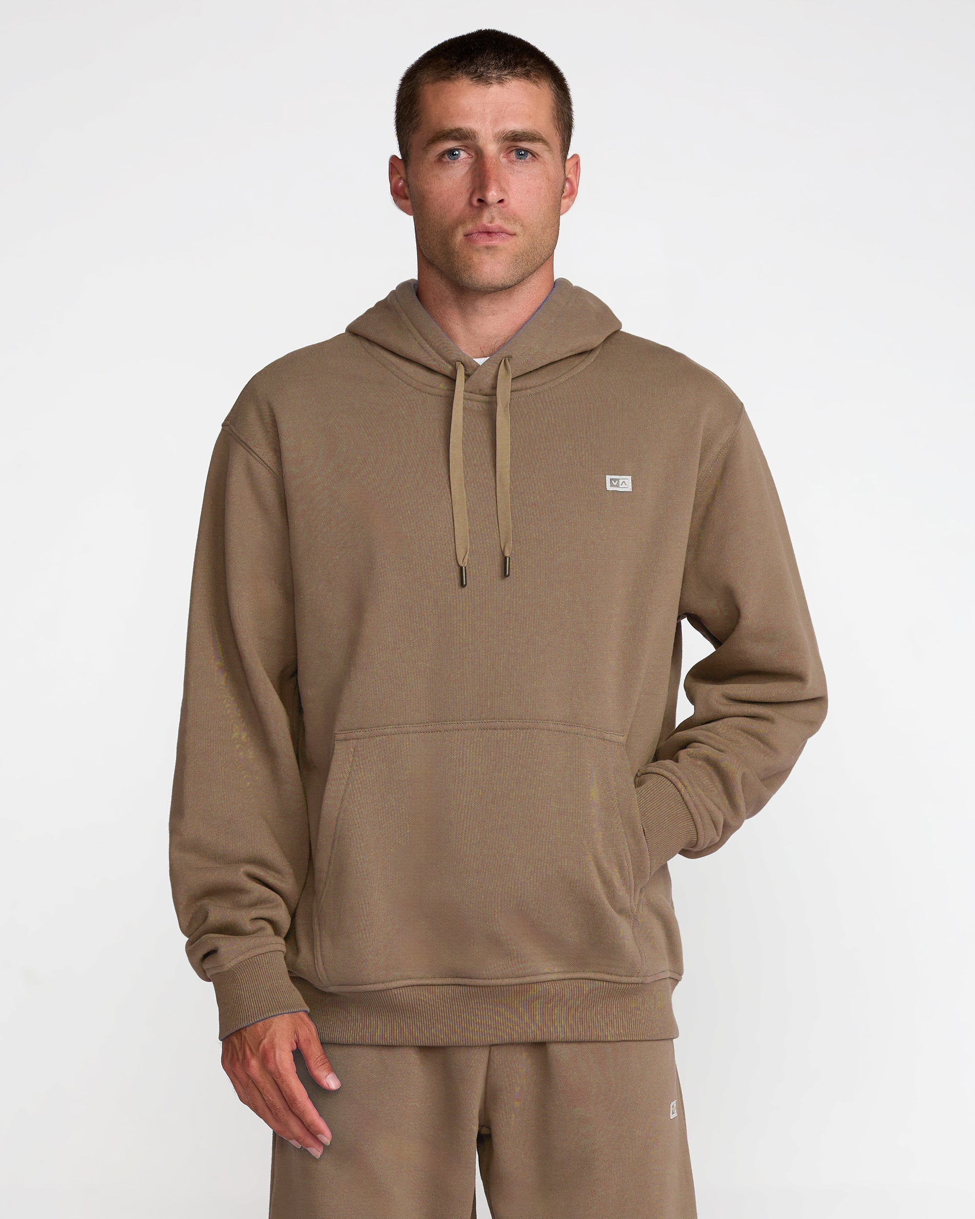 VA Essential Hoodie - Dark Khaki