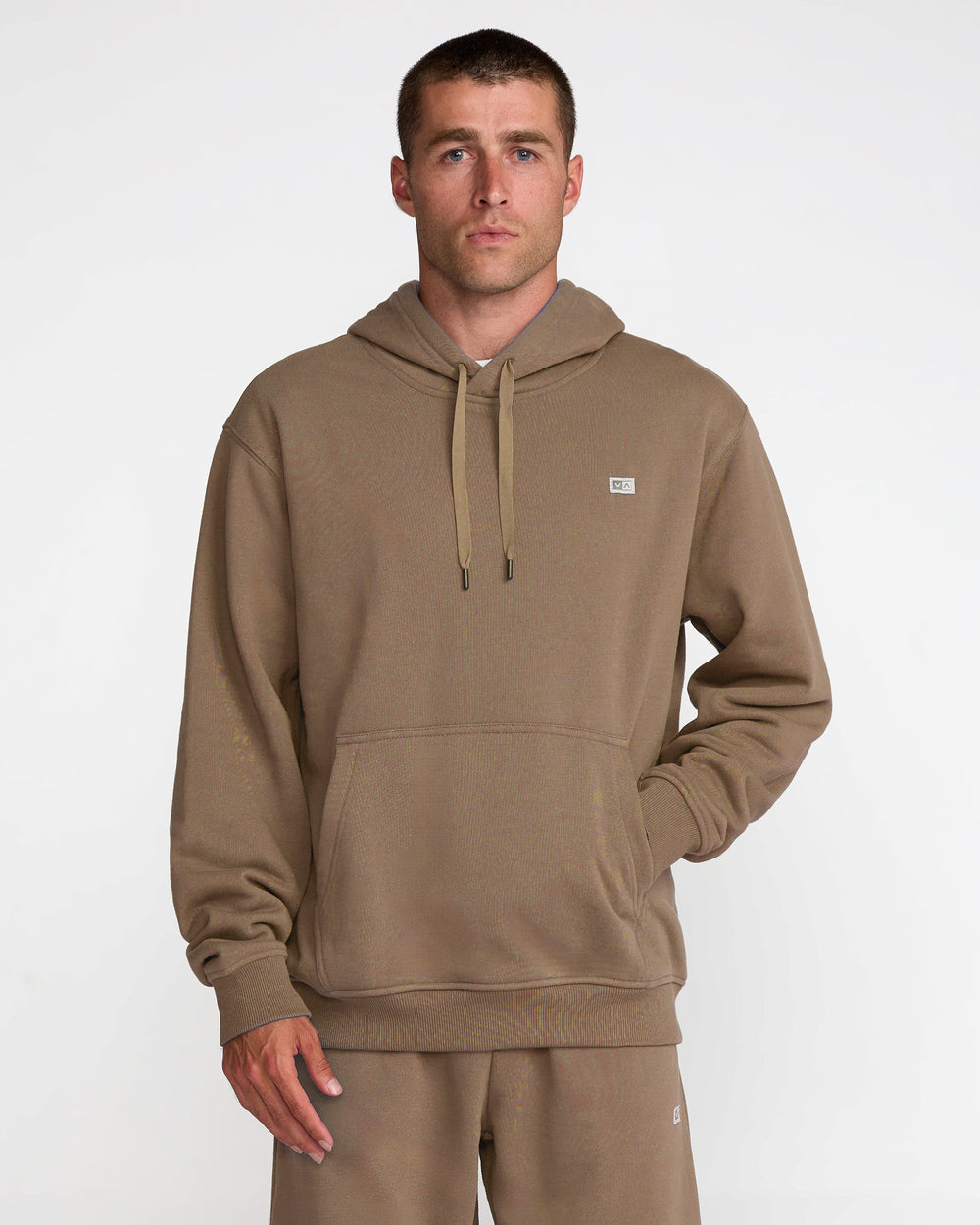 VA Essential Hoodie - Dark Khaki