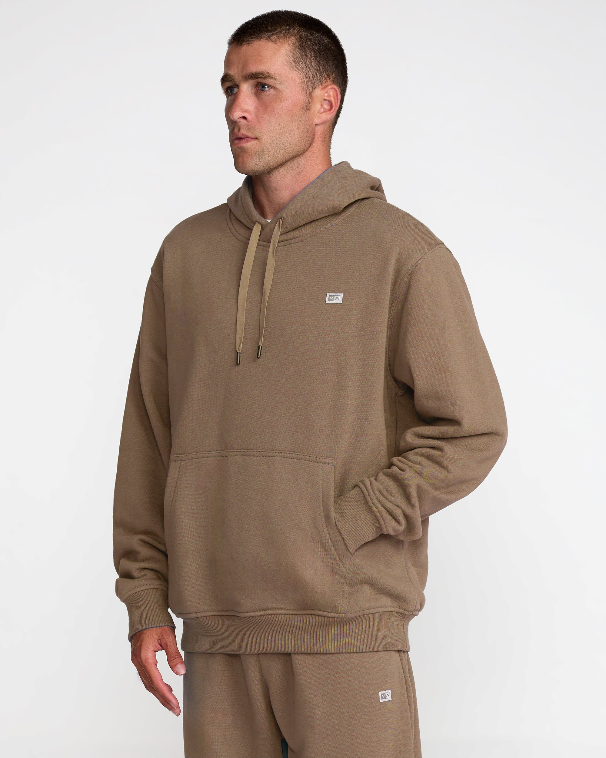 VA Essential Hoodie - Dark Khaki
