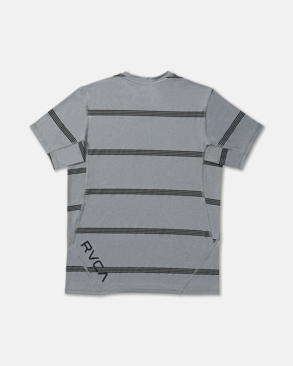 Sport Vent Stripe Short Sleeve Tee - Heather Grey