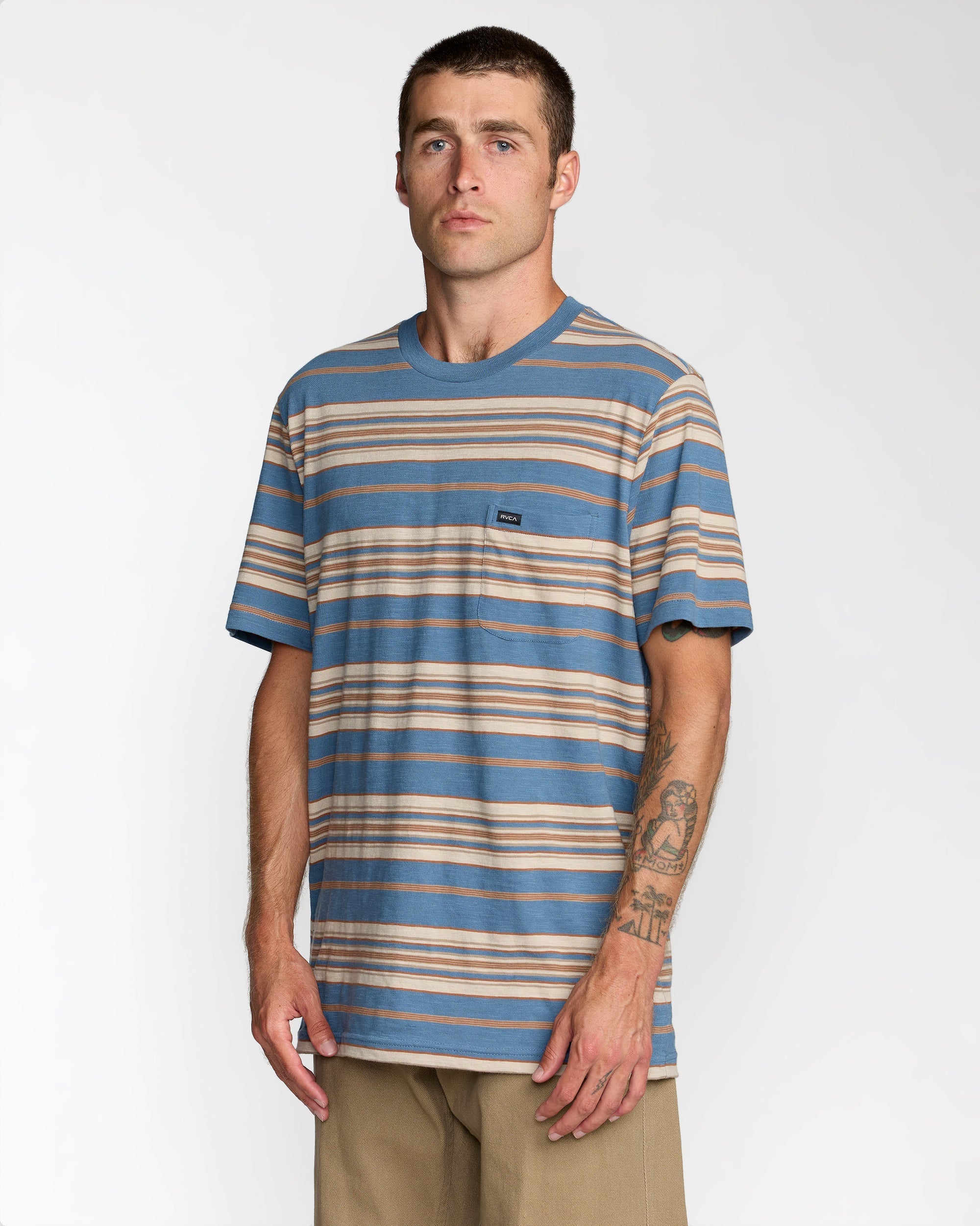 Magnolia Crew Short Sleeve Tee - Vintage Navy