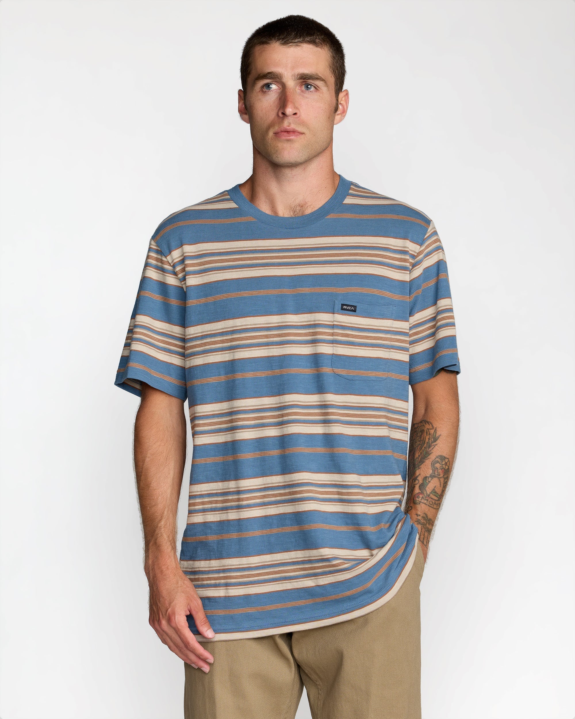 Magnolia Crew Short Sleeve Tee - Vintage Navy