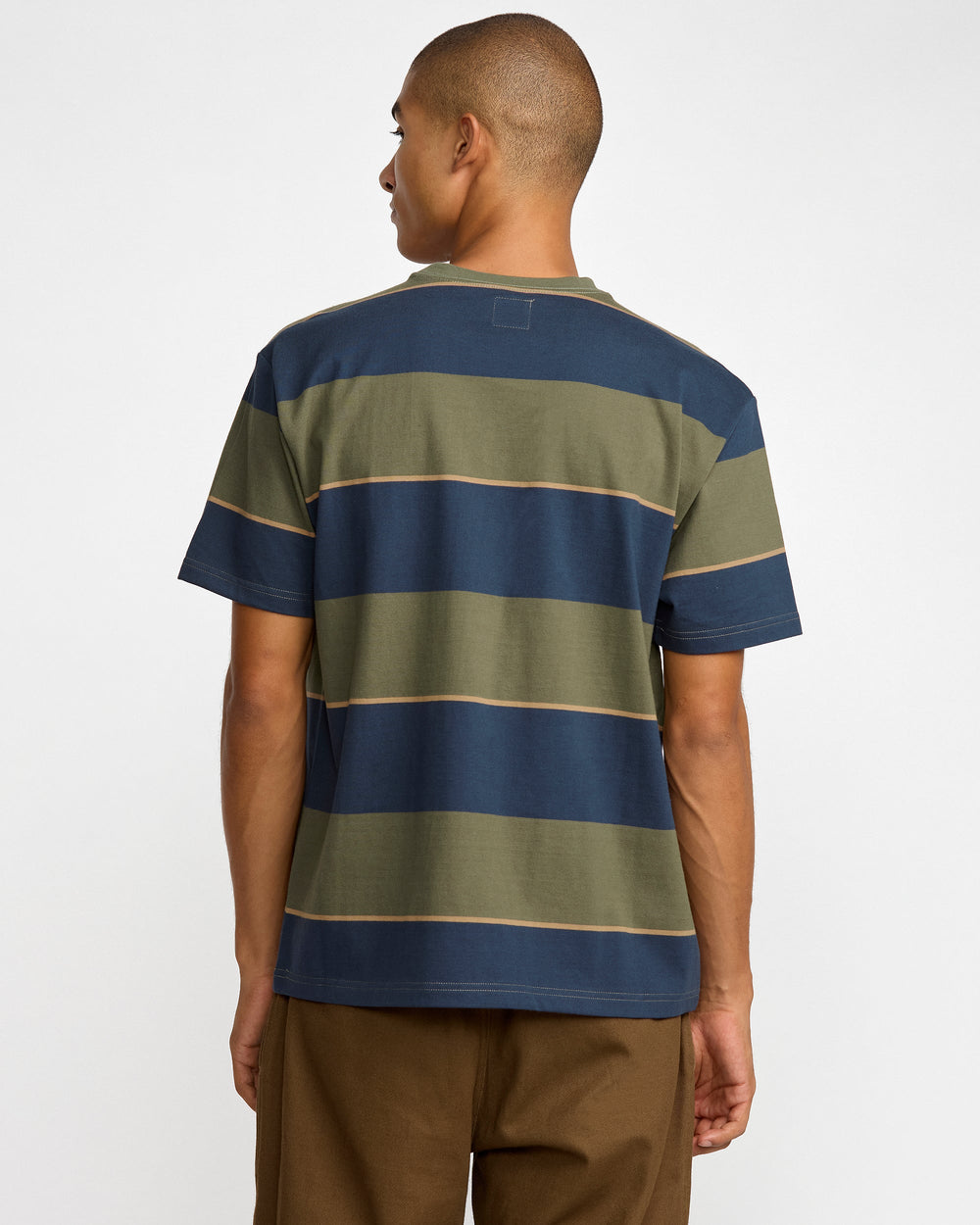 Dayshift Stripe Short Sleeve Tee - Moody Blue