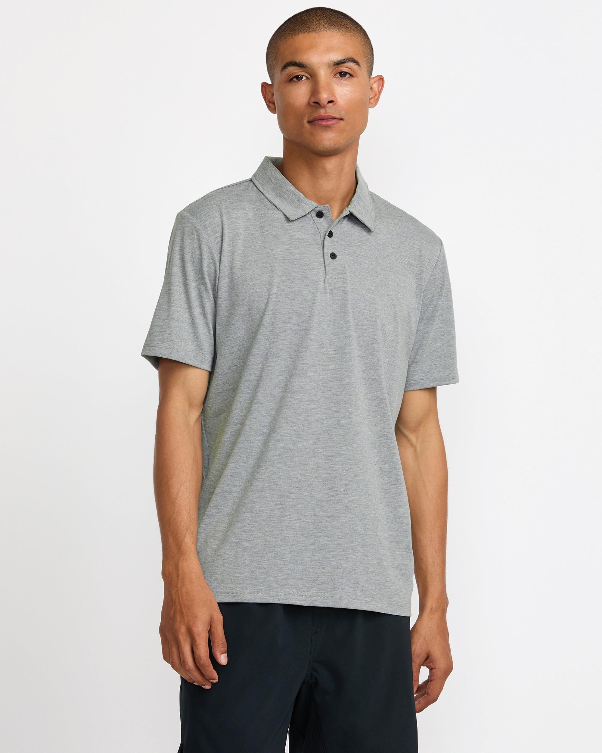 Balance Polo - Heather Grey