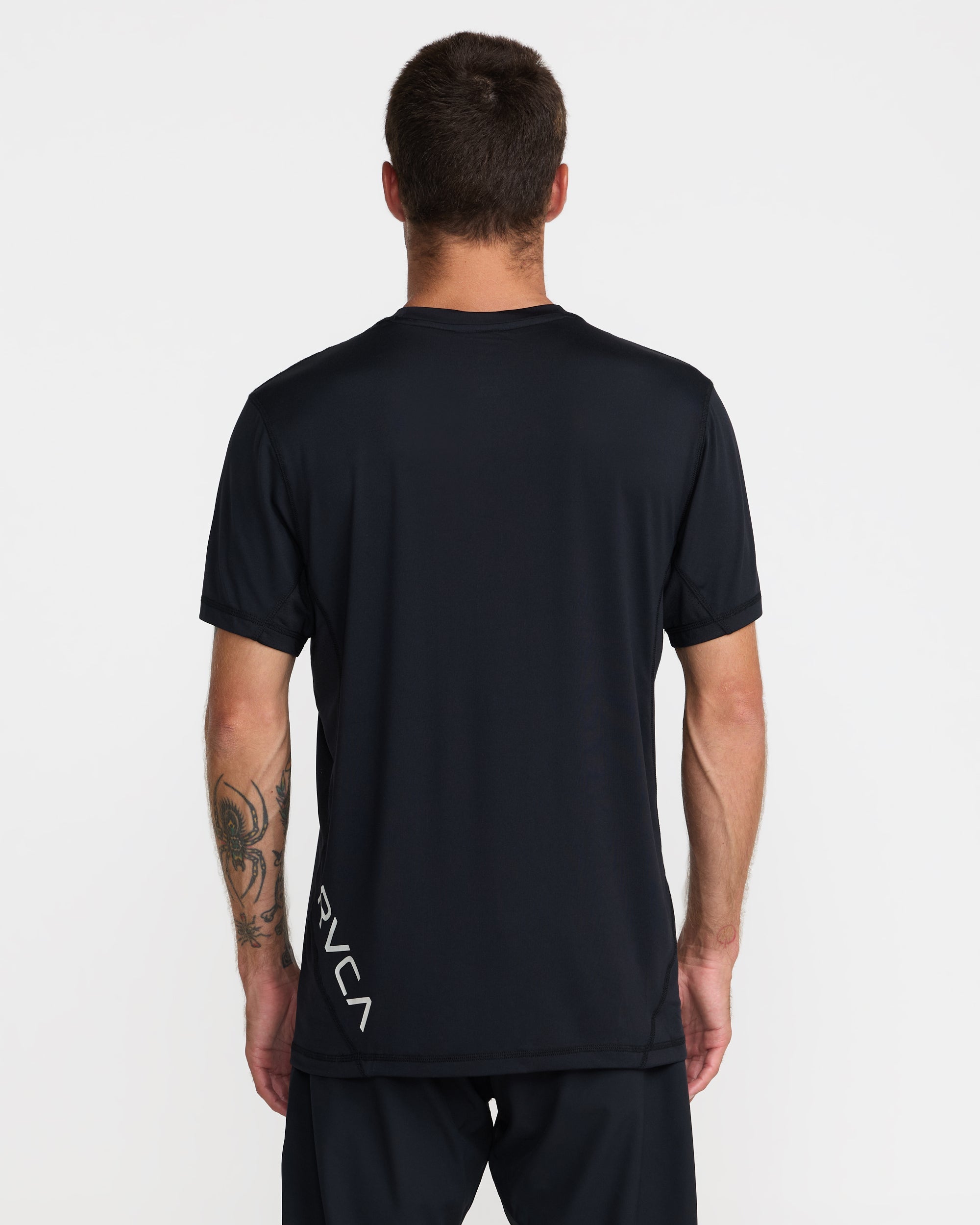 Hawaii Sport Vent Short Sleeve Tee - Black White