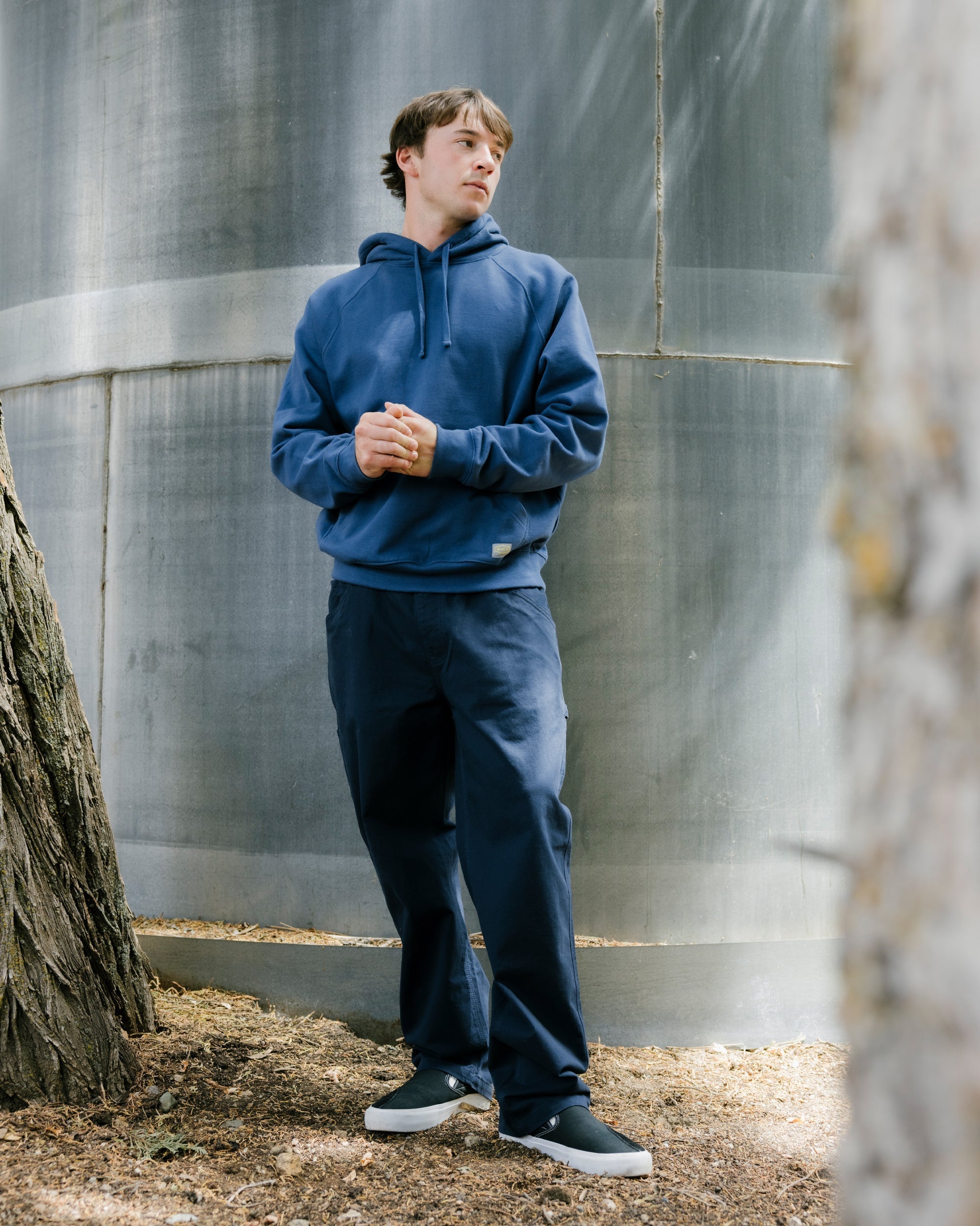 Americana Carpenter Elastic Pant - Navy Marine