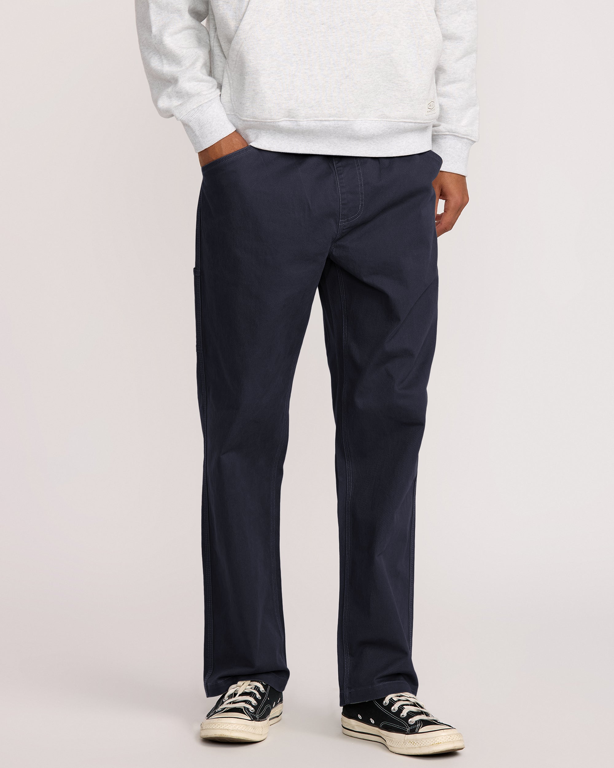 Americana Carpenter Elastic Pant - Navy Marine