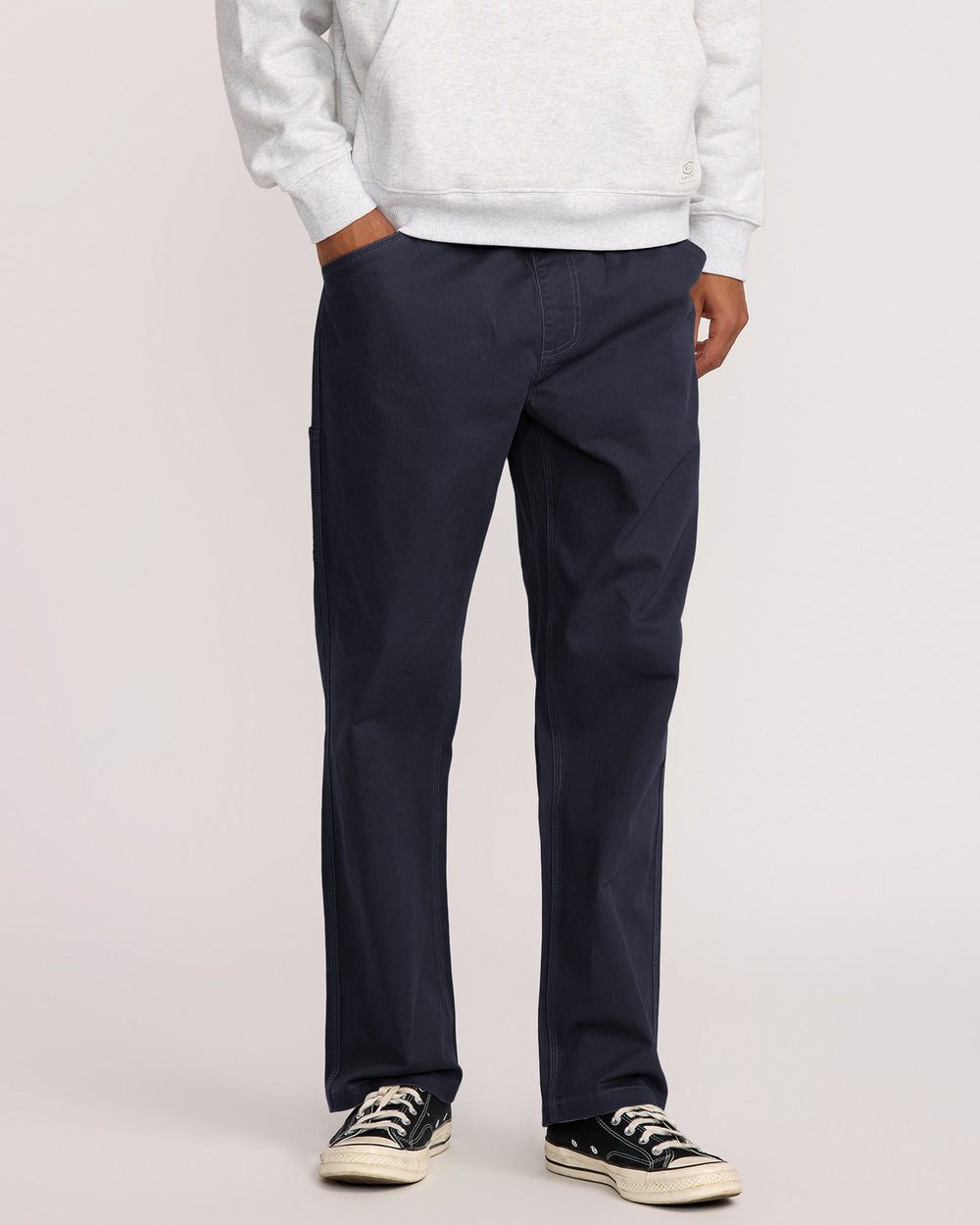 Americana Carpenter Elastic Pant - Navy Marine