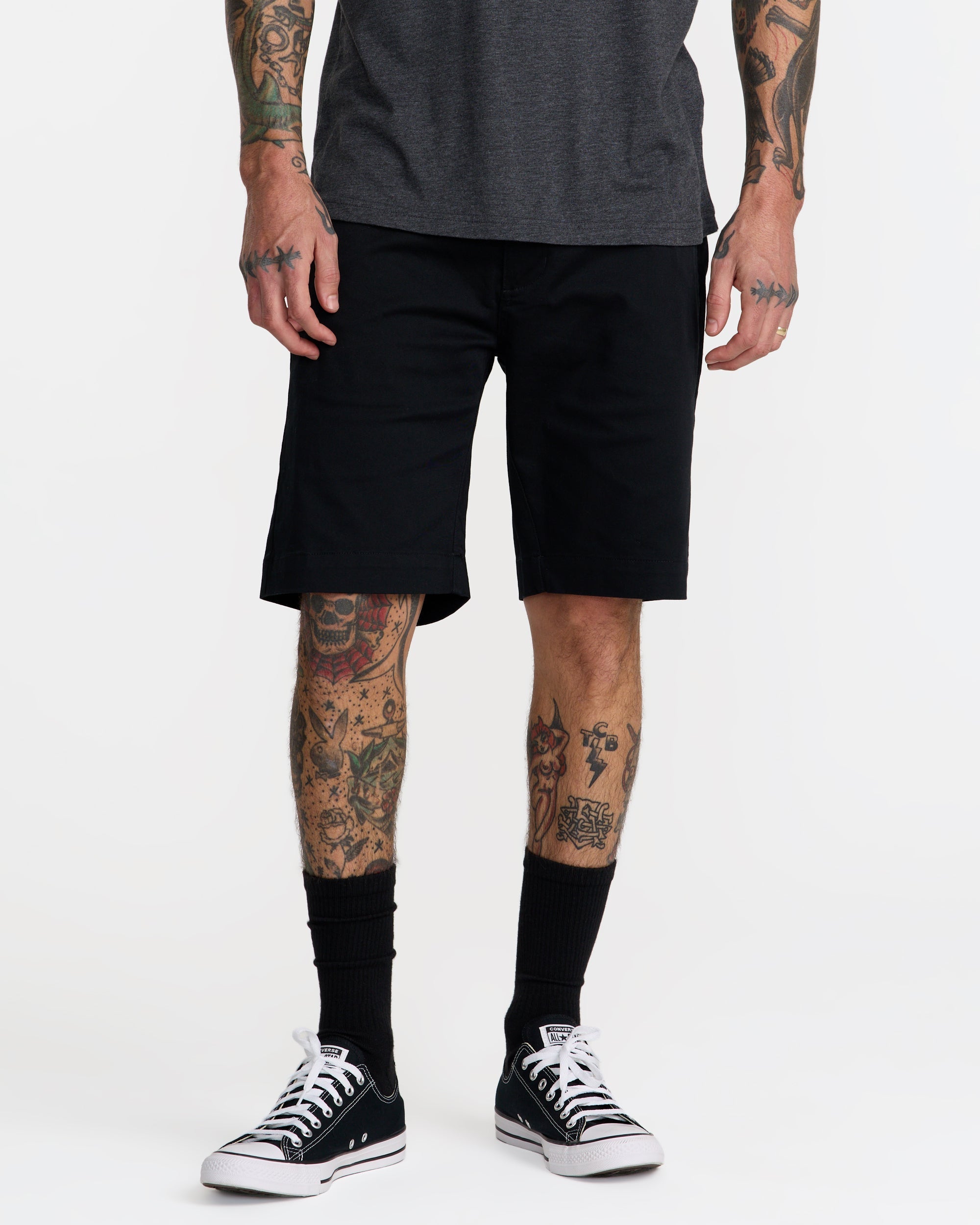 Weekend Stretch Short 20" - Black