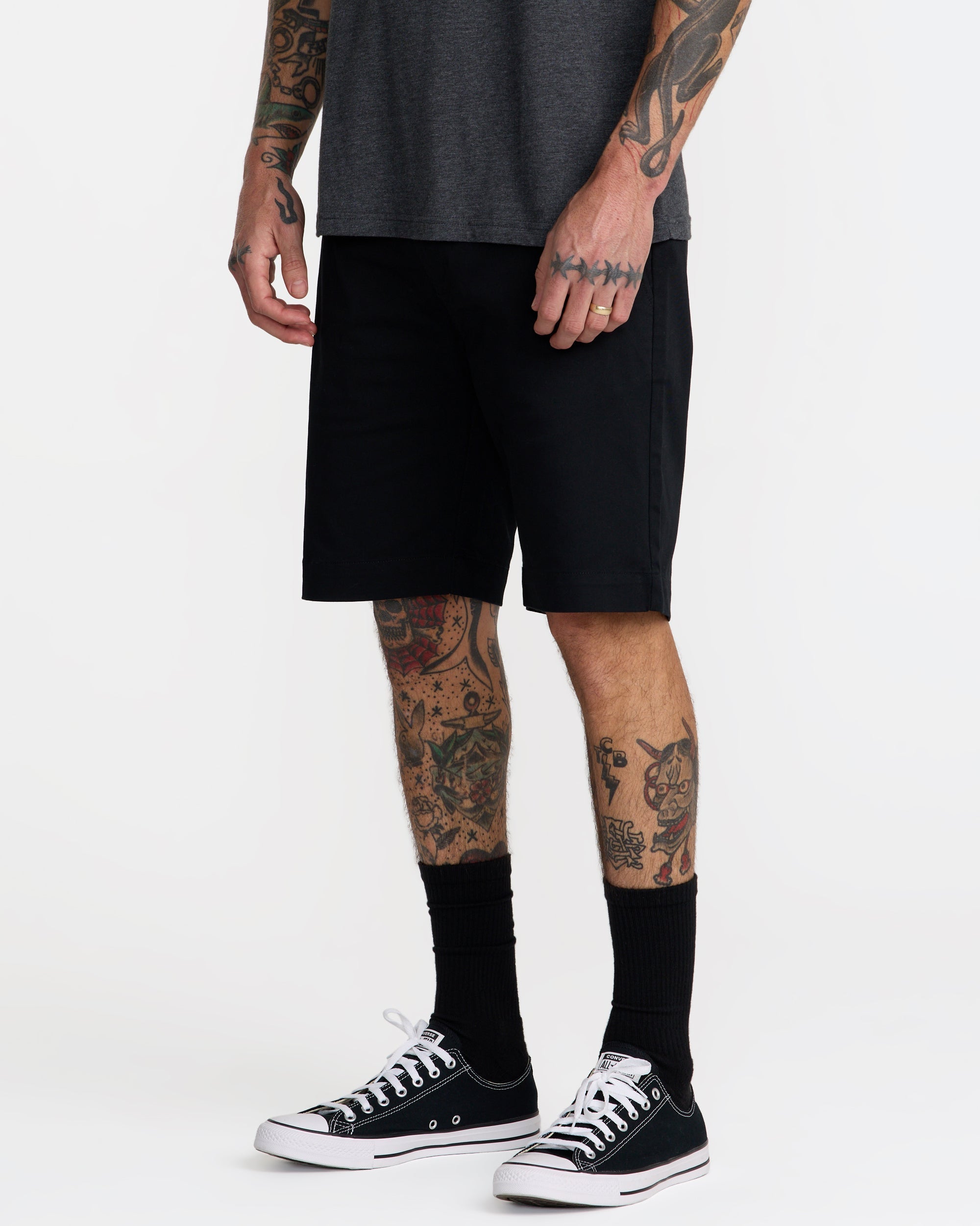 Weekend Stretch Short 20" - Black