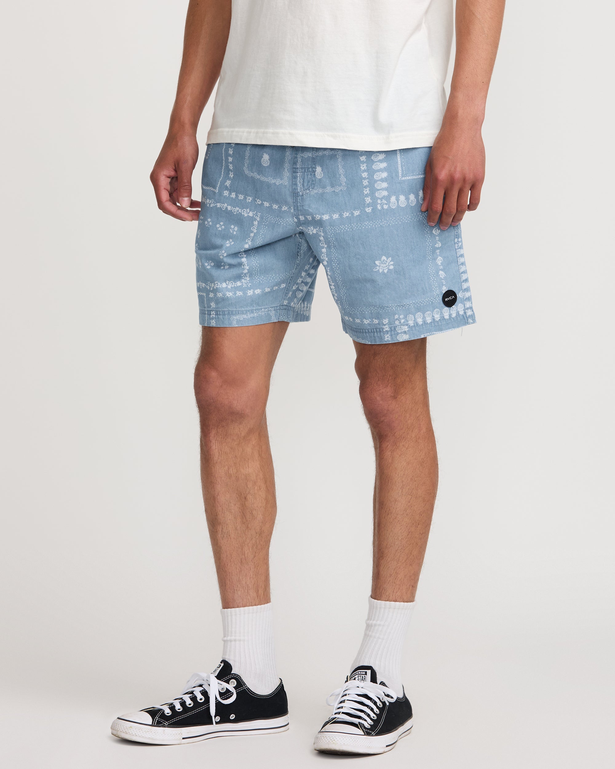 Escape Elastic Chambray 17" - Blue