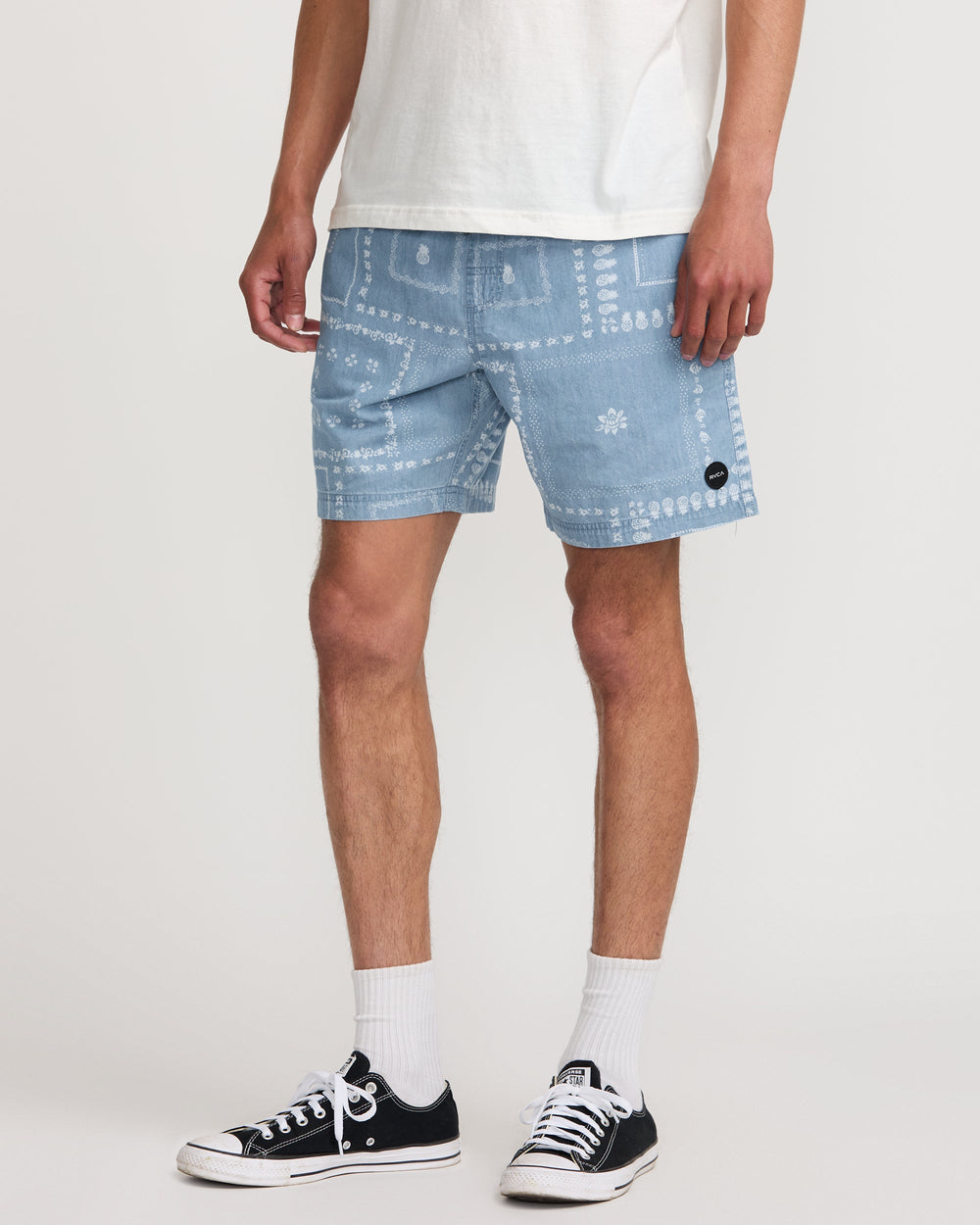 Escape Elastic Chambray 17" - Blue