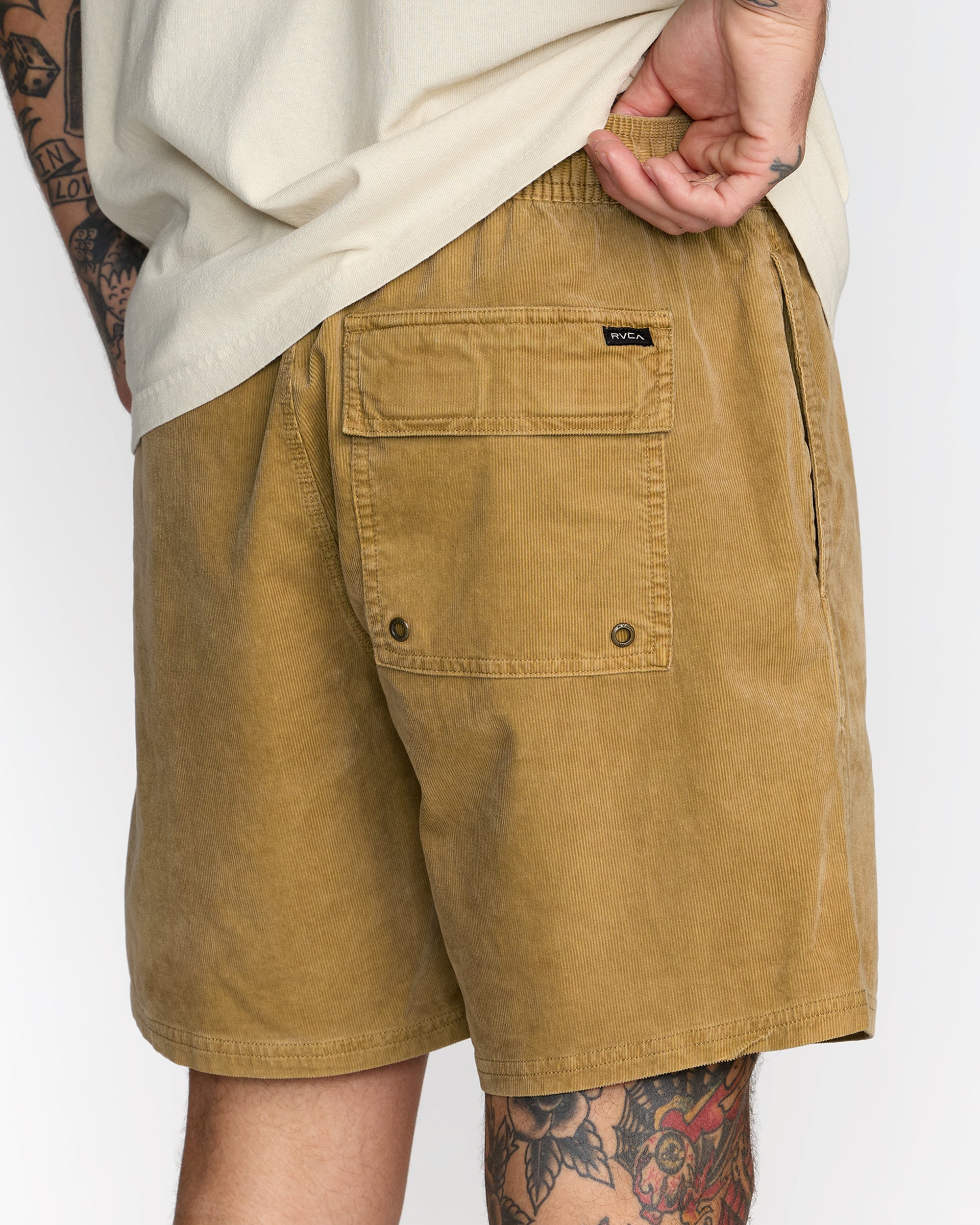 Escape Elastic Cord Short II - Ochre