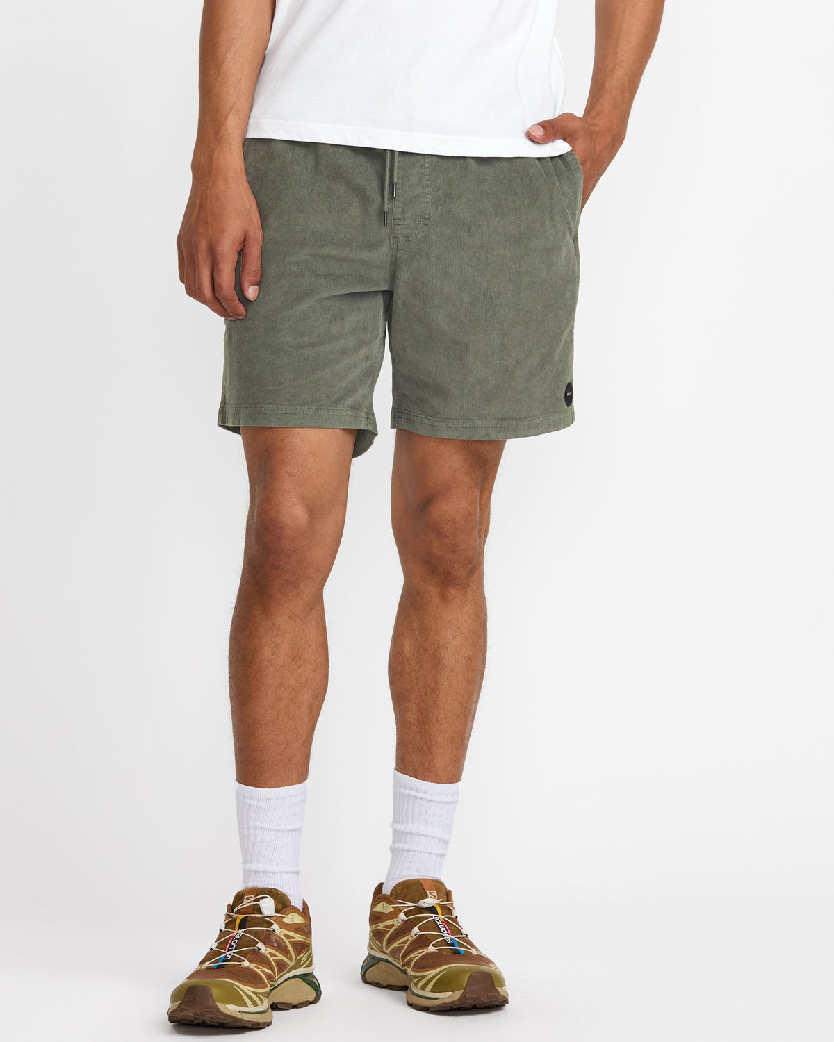 Escape Elastic Cord Short II - Sage Leaf