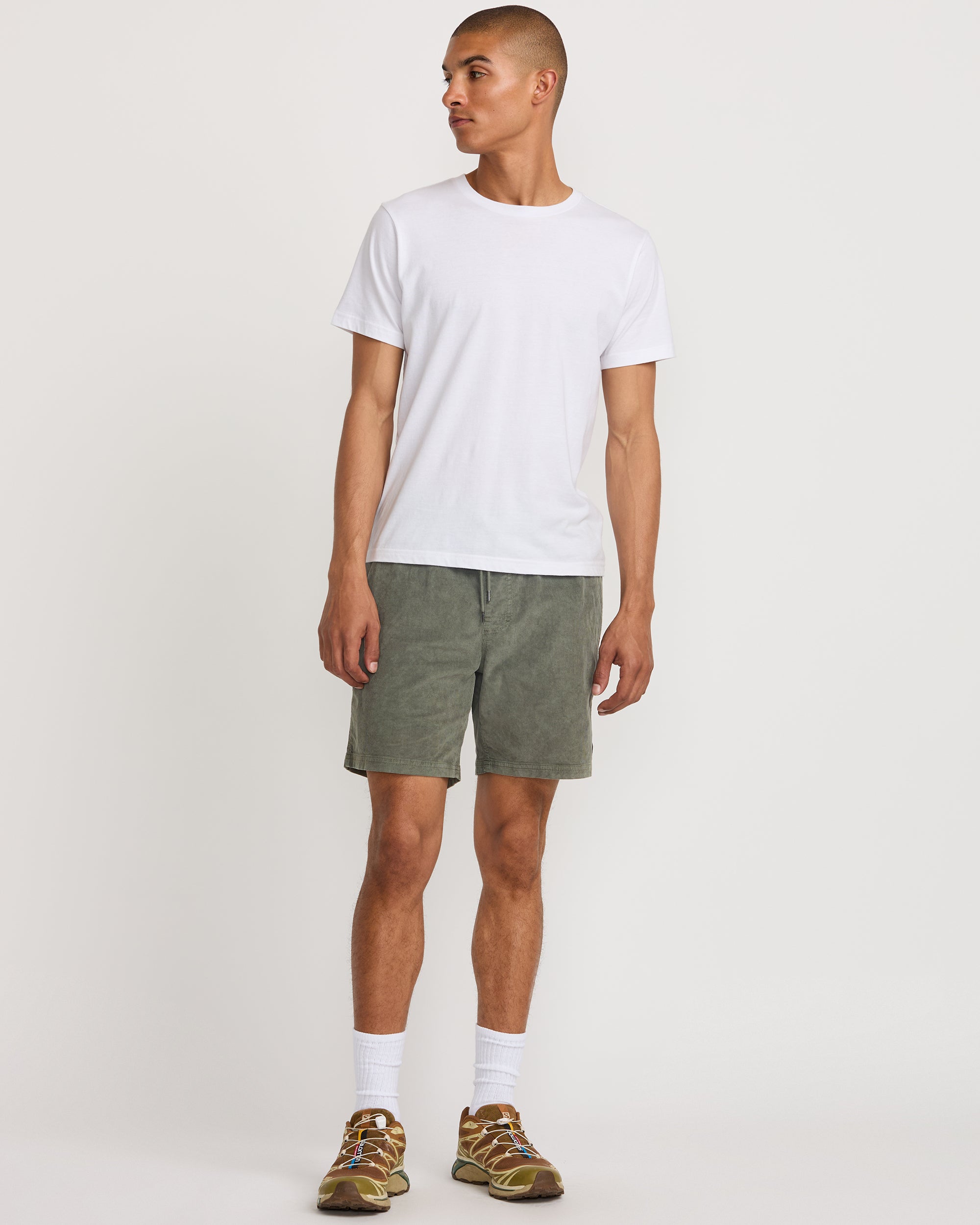 Escape Elastic Cord Short II - Sage Leaf