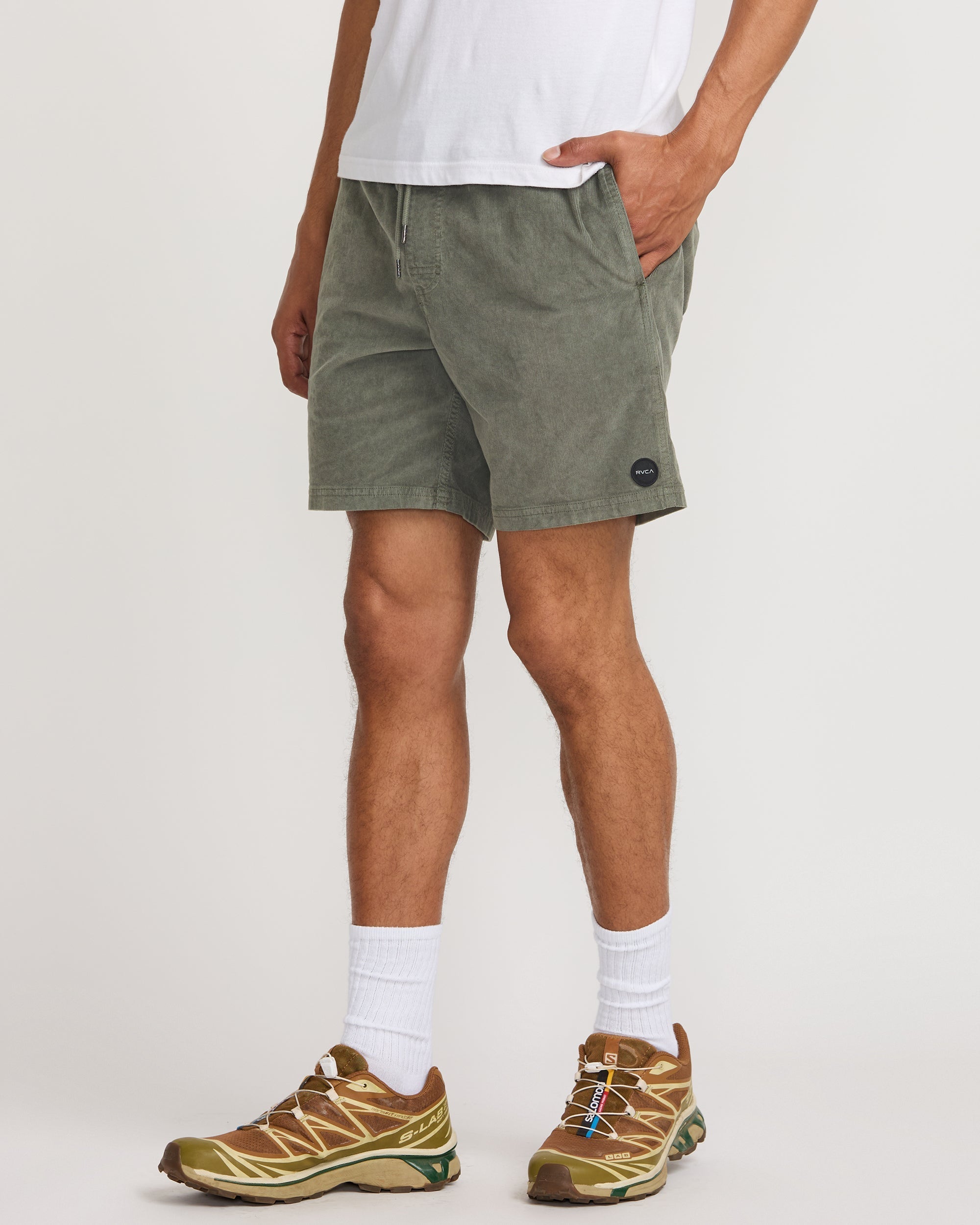 Escape Elastic Cord Short II - Sage Leaf