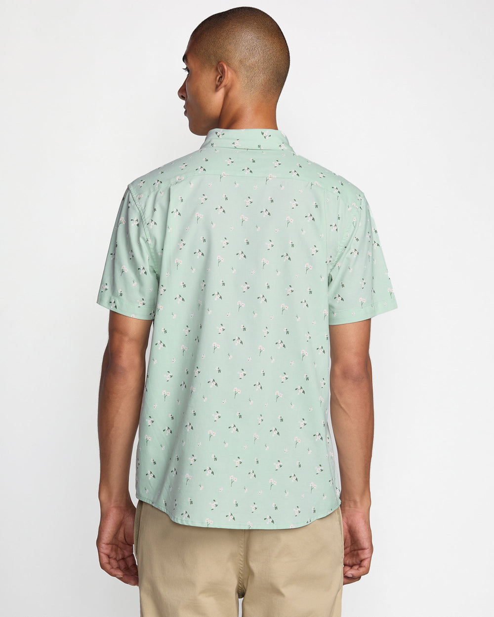That'll Do Print Short Sleeve Shirt - Green Tea