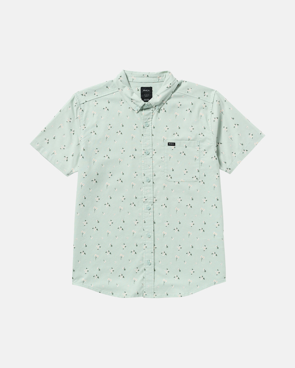 That'll Do Print Short Sleeve Shirt - Green Tea