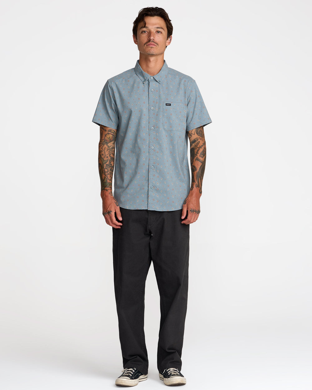 That'll Do Print Short Sleeve Shirt - Lead
