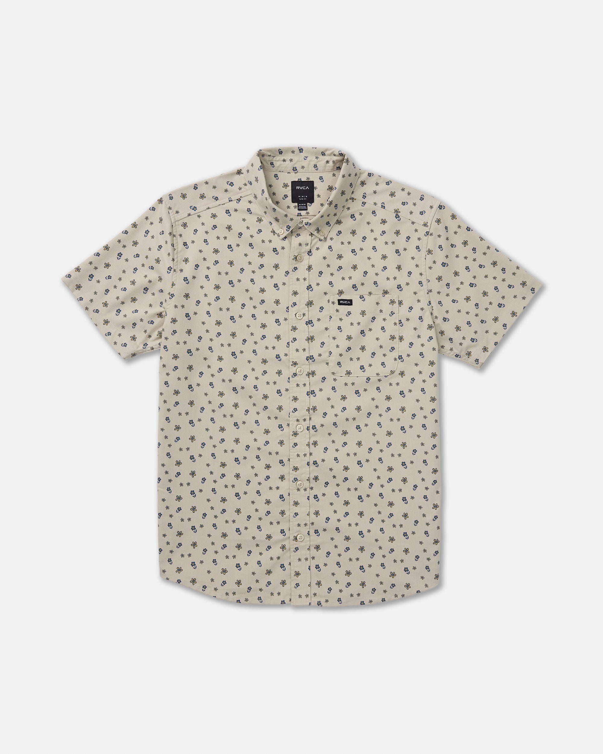 That'll Do Print Short Sleeve Shirt - Light Khaki