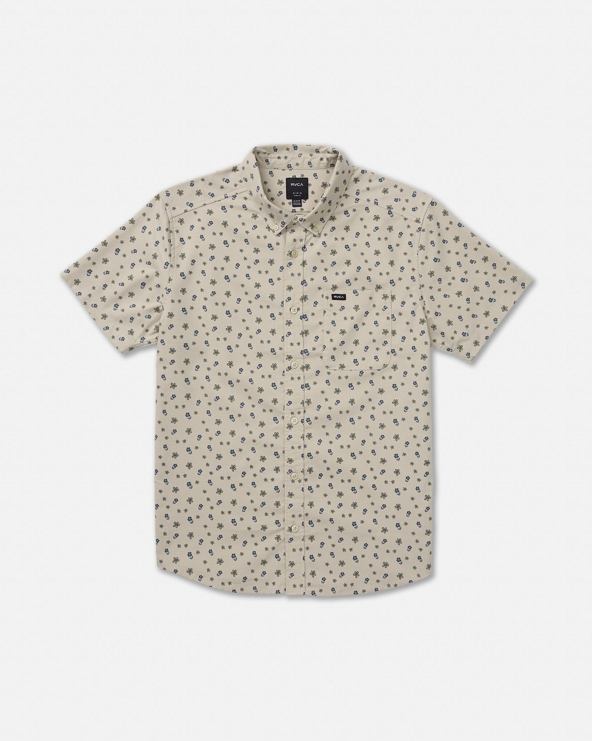 That'll Do Print Short Sleeve Shirt - Light Khaki